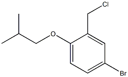 4-bromo-2-(chloromethyl)-1-(2-methylpropoxy)benzene Struktur