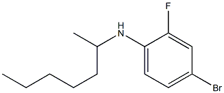 4-bromo-2-fluoro-N-(heptan-2-yl)aniline Struktur