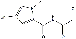 4-bromo-N-(2-chloroacetyl)-1-methyl-1H-pyrrole-2-carboxamide Struktur