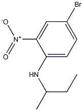 4-bromo-N-(butan-2-yl)-2-nitroaniline Struktur