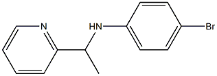 4-bromo-N-[1-(pyridin-2-yl)ethyl]aniline Struktur