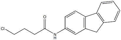 4-chloro-N-(9H-fluoren-2-yl)butanamide Struktur