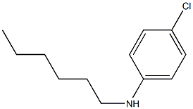 4-chloro-N-hexylaniline Struktur