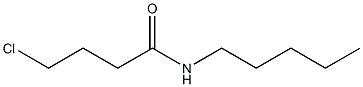 4-chloro-N-pentylbutanamide Struktur