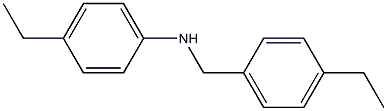 4-ethyl-N-[(4-ethylphenyl)methyl]aniline Struktur