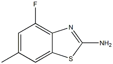 4-fluoro-6-methyl-1,3-benzothiazol-2-amine Struktur