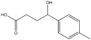 4-hydroxy-4-(4-methylphenyl)butanoic acid Struktur