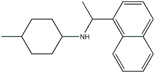 4-methyl-N-[1-(naphthalen-1-yl)ethyl]cyclohexan-1-amine Struktur