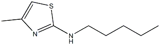 4-methyl-N-pentyl-1,3-thiazol-2-amine Struktur