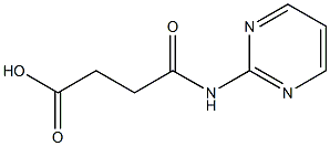 4-oxo-4-(pyrimidin-2-ylamino)butanoic acid Struktur