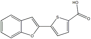 5-(1-benzofuran-2-yl)thiophene-2-carboxylic acid Struktur