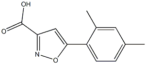 5-(2,4-dimethylphenyl)isoxazole-3-carboxylic acid Struktur