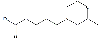 5-(2-methylmorpholin-4-yl)pentanoic acid Struktur