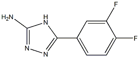 5-(3,4-difluorophenyl)-4H-1,2,4-triazol-3-amine Struktur