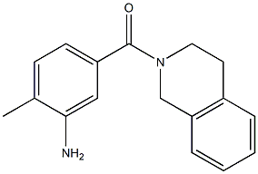 5-(3,4-dihydroisoquinolin-2(1H)-ylcarbonyl)-2-methylaniline Struktur