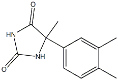 5-(3,4-dimethylphenyl)-5-methylimidazolidine-2,4-dione Struktur