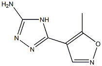 5-(5-methyl-1,2-oxazol-4-yl)-4H-1,2,4-triazol-3-amine Struktur