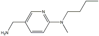 5-(aminomethyl)-N-butyl-N-methylpyridin-2-amine Struktur