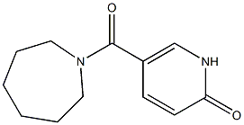 5-(azepan-1-ylcarbonyl)-1,2-dihydropyridin-2-one Struktur