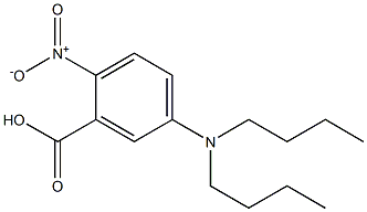 5-(dibutylamino)-2-nitrobenzoic acid Struktur