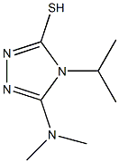 5-(dimethylamino)-4-isopropyl-4H-1,2,4-triazole-3-thiol Struktur