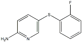 5-[(2-fluorophenyl)sulfanyl]pyridin-2-amine Struktur