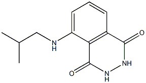 5-[(2-methylpropyl)amino]-1,2,3,4-tetrahydrophthalazine-1,4-dione Struktur