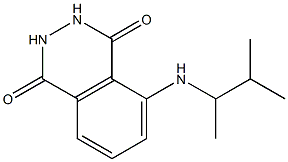 5-[(3-methylbutan-2-yl)amino]-1,2,3,4-tetrahydrophthalazine-1,4-dione Struktur