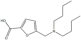 5-[(dibutylamino)methyl]furan-2-carboxylic acid Struktur