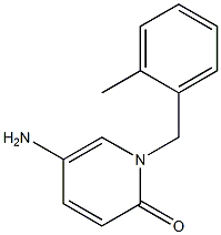 5-amino-1-[(2-methylphenyl)methyl]-1,2-dihydropyridin-2-one Struktur