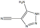 5-amino-1H-1,2,3-triazole-4-carbonitrile Struktur