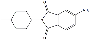 5-amino-2-(4-methylcyclohexyl)-2,3-dihydro-1H-isoindole-1,3-dione Struktur