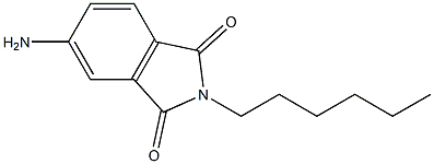 5-amino-2-hexyl-2,3-dihydro-1H-isoindole-1,3-dione Struktur