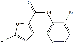 5-bromo-N-(2-bromophenyl)-2-furamide Struktur