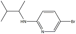 5-bromo-N-(3-methylbutan-2-yl)pyridin-2-amine Struktur