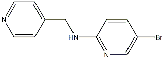 5-bromo-N-(pyridin-4-ylmethyl)pyridin-2-amine Struktur