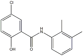 5-chloro-N-(2,3-dimethylphenyl)-2-hydroxybenzamide Struktur