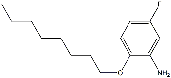 5-fluoro-2-(octyloxy)aniline Struktur