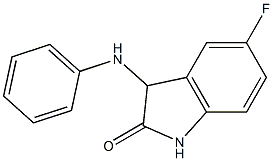 5-fluoro-3-(phenylamino)-2,3-dihydro-1H-indol-2-one Struktur