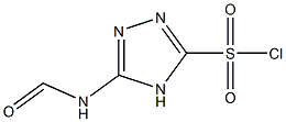 5-formamido-4H-1,2,4-triazole-3-sulfonyl chloride Struktur