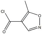 5-methyl-1,2-oxazole-4-carbonyl chloride Struktur