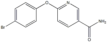 6-(4-bromophenoxy)nicotinamide Struktur