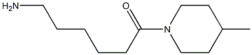 6-(4-methylpiperidin-1-yl)-6-oxohexan-1-amine Struktur