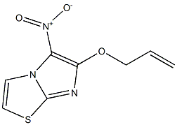 6-(allyloxy)-5-nitroimidazo[2,1-b][1,3]thiazole Struktur