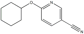 6-(cyclohexyloxy)nicotinonitrile Struktur