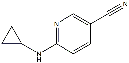 6-(cyclopropylamino)nicotinonitrile Struktur