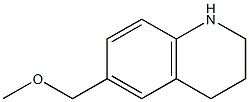 6-(methoxymethyl)-1,2,3,4-tetrahydroquinoline Struktur