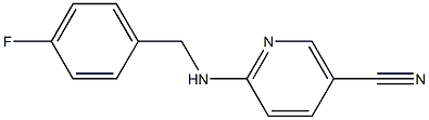 6-[(4-fluorobenzyl)amino]nicotinonitrile Struktur