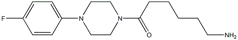 6-[4-(4-fluorophenyl)piperazin-1-yl]-6-oxohexan-1-amine Struktur