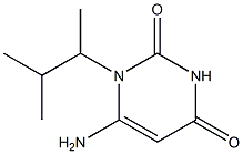 6-amino-1-(3-methylbutan-2-yl)-1,2,3,4-tetrahydropyrimidine-2,4-dione Struktur